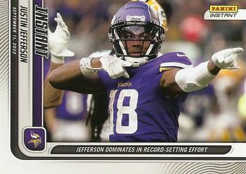 2022 Panini Instant NFL #9 Justin Jefferson Front
