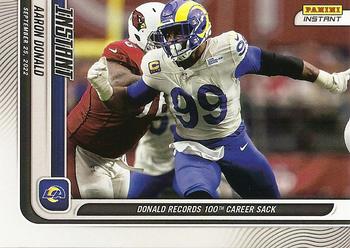 2022 Panini Instant NFL #32 Aaron Donald Front