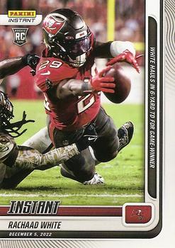 2022 Panini Instant NFL #136 Rachaad White Front