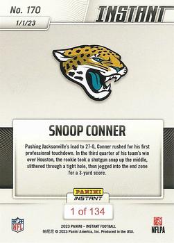 2022 Panini Instant NFL #170 Snoop Conner Back