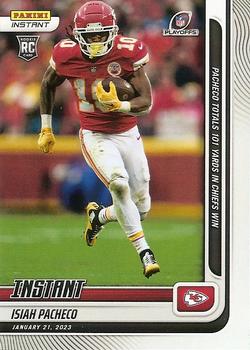 2022 Panini Instant NFL #205 Isiah Pacheco Front