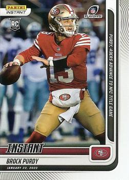 2022 Panini Instant NFL #211 Brock Purdy Front
