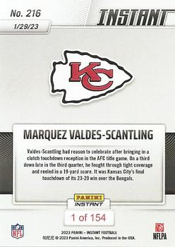 2022 Panini Instant NFL #216 Marquez Valdes-Scantling Back