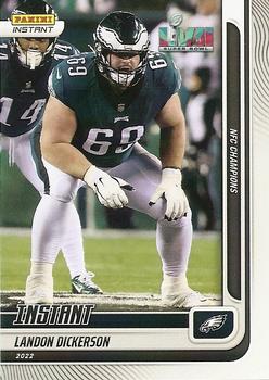 2022 Panini Instant NFL #227 Landon Dickerson Front