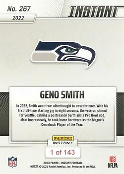 2022 Panini Instant NFL #267 Geno Smith Back