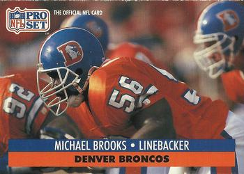 1991 Pro Set #137 Michael Brooks Front