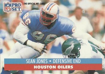 1991 Pro Set #518 Sean Jones Front