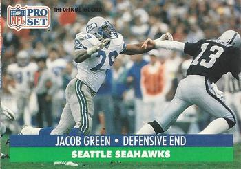1991 Pro Set #661 Jacob Green Front