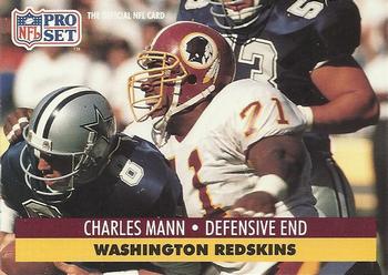 1991 Pro Set #680 Charles Mann Front