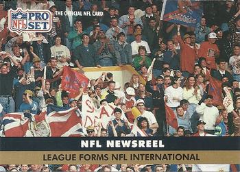 1991 Pro Set #815 League Forms NFL International Front