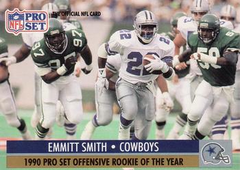 1991 Pro Set #1 Emmitt Smith Front