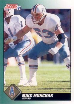 1991 Score #256 Mike Munchak Front