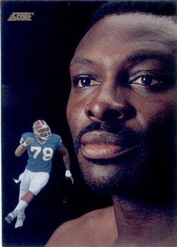1991 Score #345 Bruce Smith Front