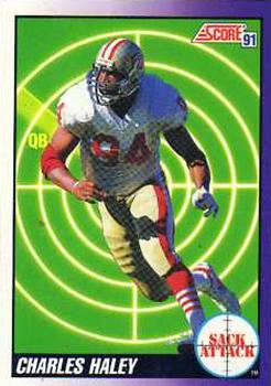 1991 Score #656 Charles Haley Front