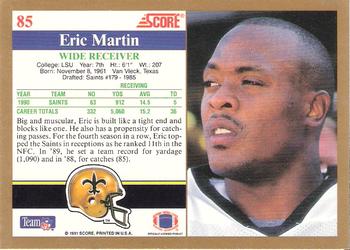 1991 Score #85 Eric Martin Back