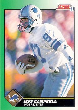 1991 Score #301 Jeff Campbell Front