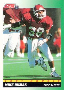 1991 Score #314 Mike Dumas Front