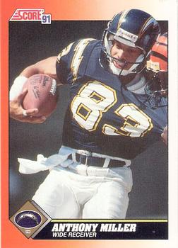 1991 Score #370 Anthony Miller Front