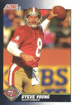1991 Score #505 Steve Young Front