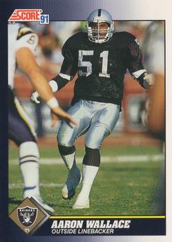 1991 Score #562 Aaron Wallace Front