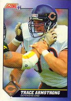1991 Score #93 Trace Armstrong Front