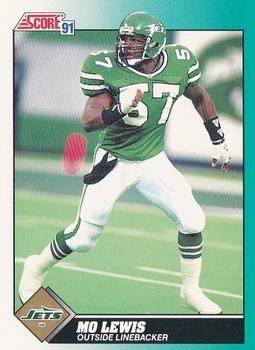 1991 Score Supplemental #63T Mo Lewis Front