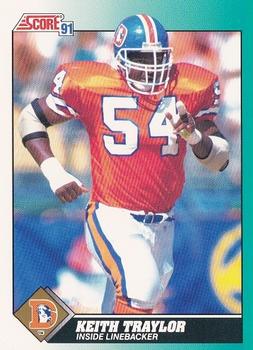 1991 Score Supplemental #86T Keith Traylor Front