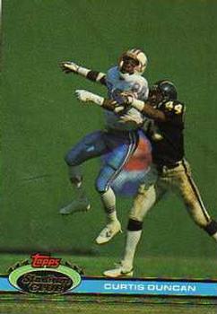Curtis Duncan autographed Football Card (Houston Oilers) 1990 Pro Set #509