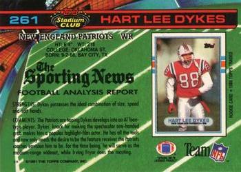 1991 Stadium Club #261 Hart Lee Dykes Back