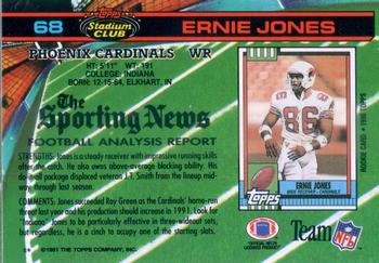 1991 Stadium Club #68 Ernie Jones Back