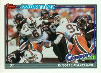 1991 Topps #353 Russell Maryland Front