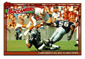 1991 Topps #654 Buccaneers Team Leaders/Results Front