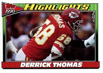 1991 Topps #3 Derrick Thomas Front