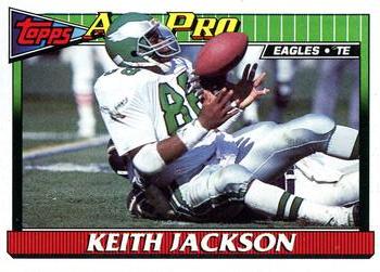 1991 Topps #220 Keith Jackson Front