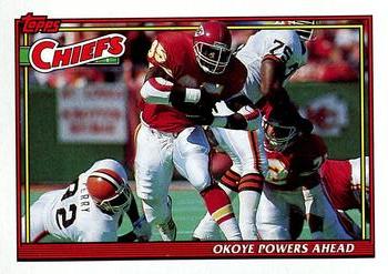1991 Topps #639 Chiefs Team Leaders/Results Front