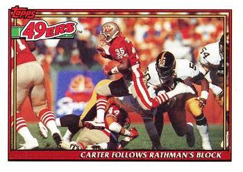 1991 Topps #652 49ers Team Leaders/Results Front