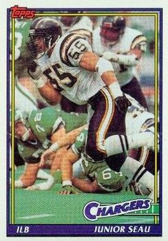 1991 Topps #427 Junior Seau Front