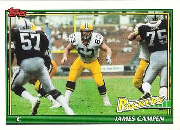 1991 Topps #454 James Campen Front