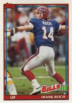 1991 Topps #49 Frank Reich Front