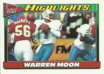 1991 Topps #7 Warren Moon Front