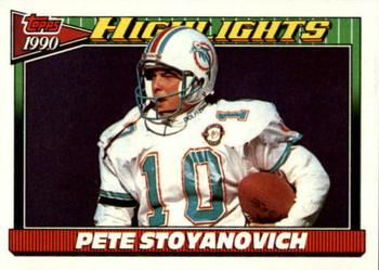 1991 Topps #4 Pete Stoyanovich Front
