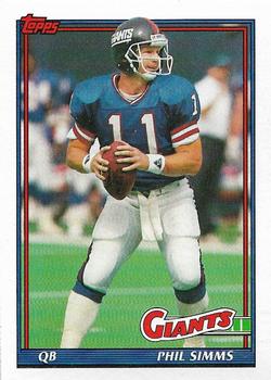 1991 Topps #32 Phil Simms Front