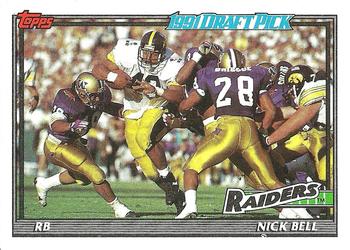 1991 Topps #107 Nick Bell Front