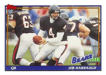 1991 Topps #159 Jim Harbaugh Front