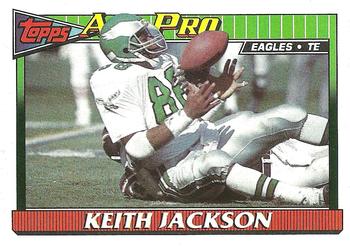 1991 Topps #220 Keith Jackson Front
