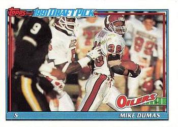 1991 Topps #222 Mike Dumas Front