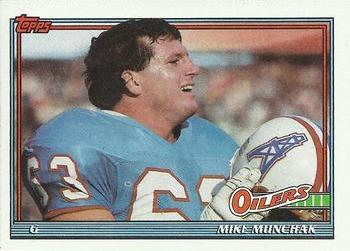 1991 Topps #227 Mike Munchak Front
