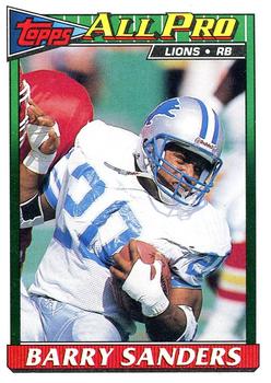 1991 Topps #415 Barry Sanders Front