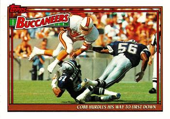 1991 Topps #654 Buccaneers Team Leaders/Results Front