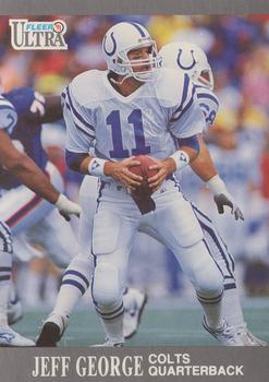 1991 Ultra #59 Jeff George Front